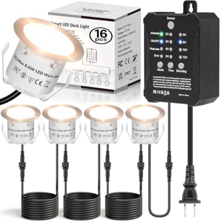Outdoor Lighting Low Voltage - Low Voltage Deck Lights Recessed Kit
