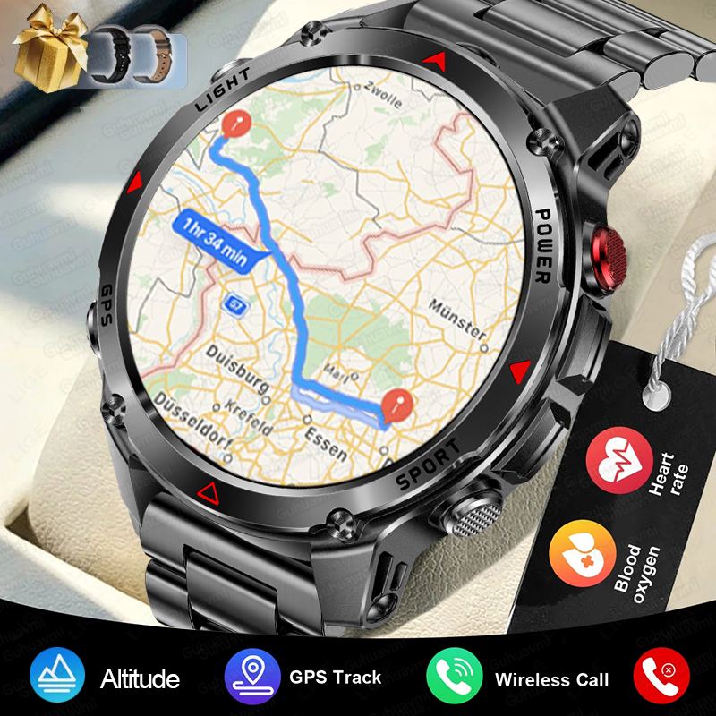 Outdoor Lighting Zones - 2025New Outdoor Military Smart Watch Men