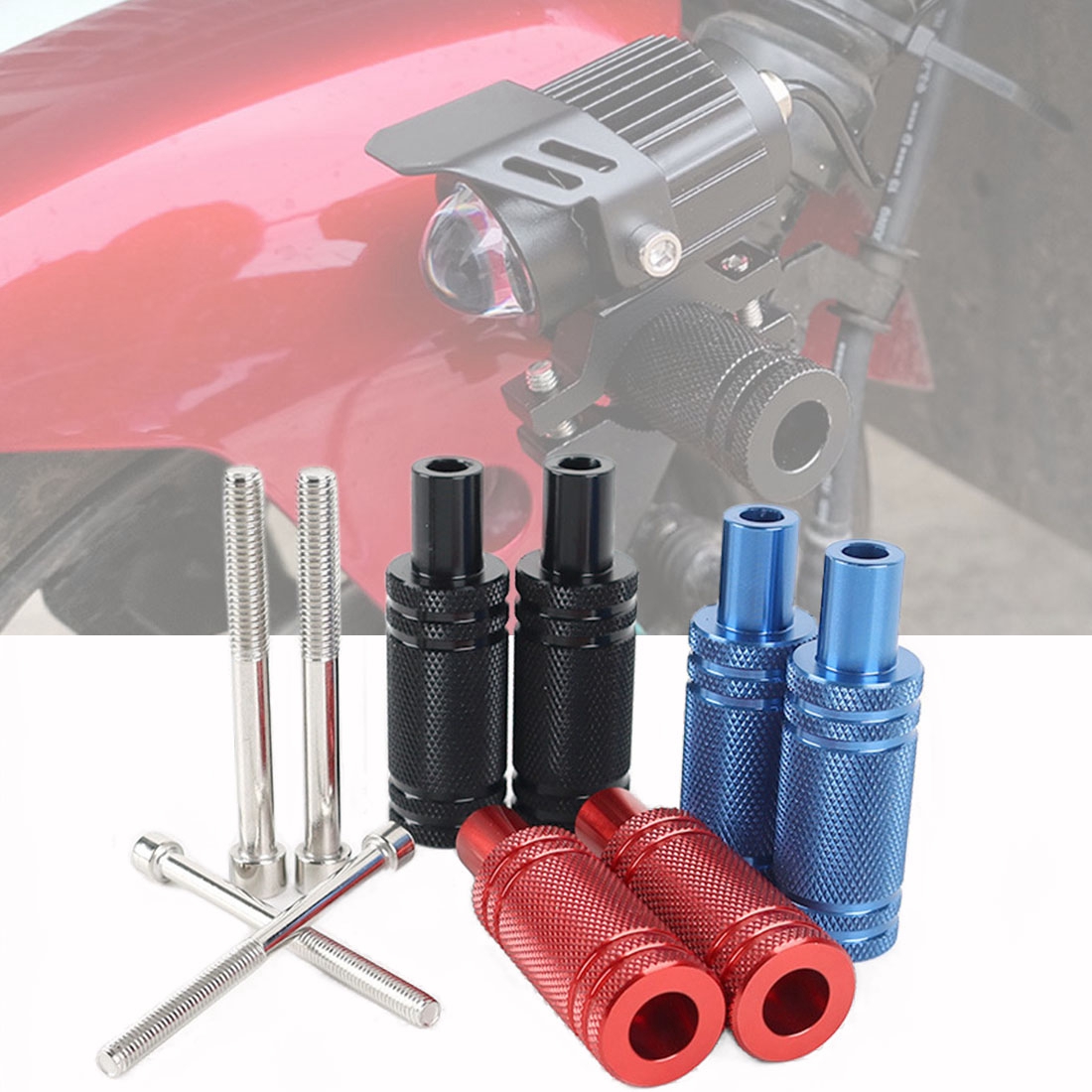 Outdoor Lighting Unit - Motorcycle Headlight Mount Holder Adjustable Fender