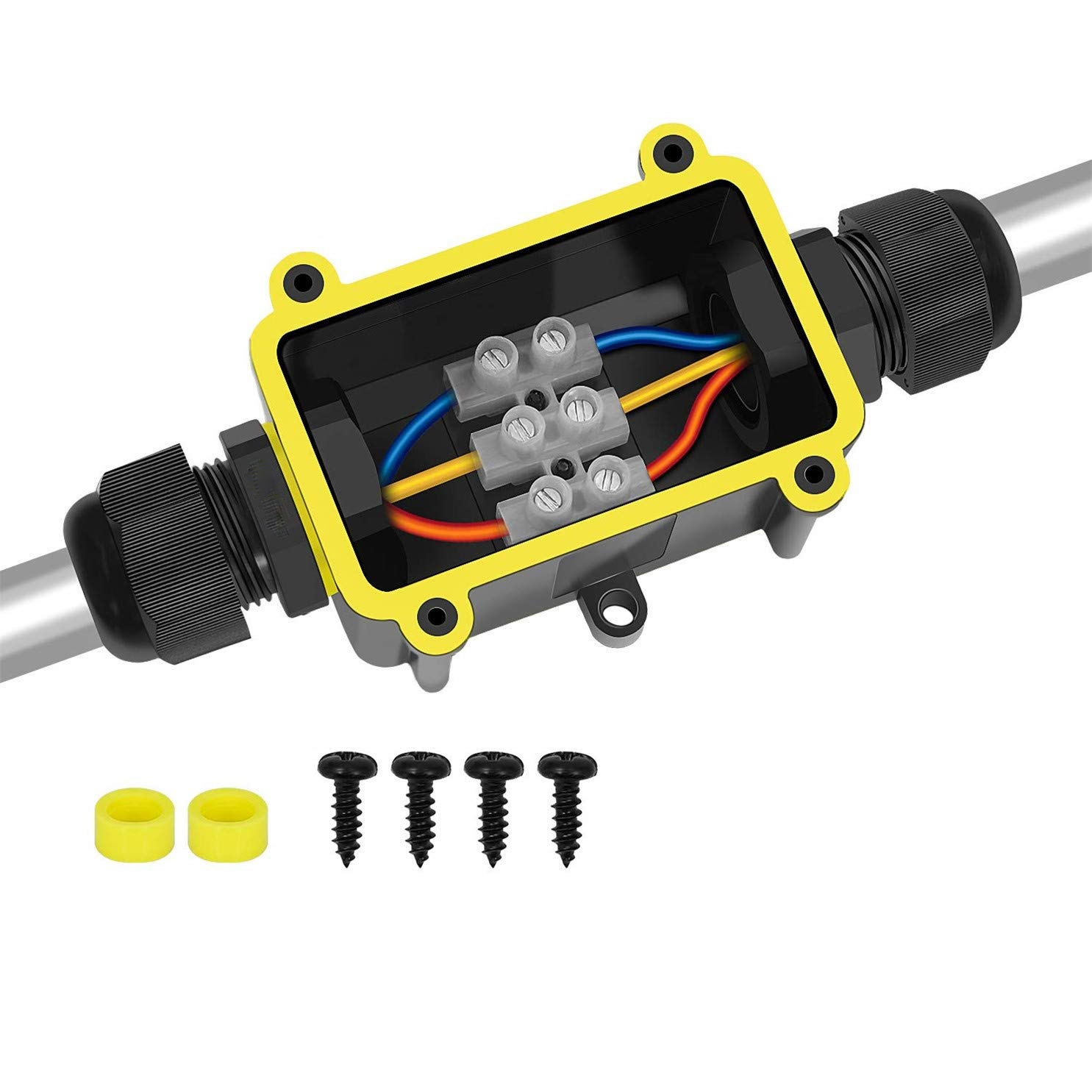 Outdoor Lighting Connectors - 2 Way Outdoor Waterproof IP66 Electrical