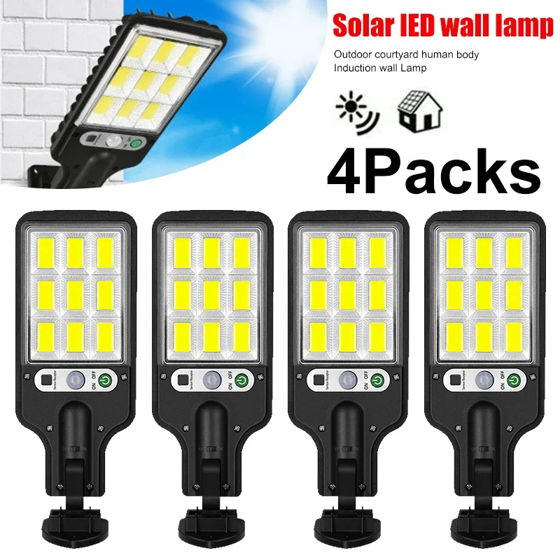 Outdoor Lighting Types - Powerful LED Solar Outdoor Courtyard Wall