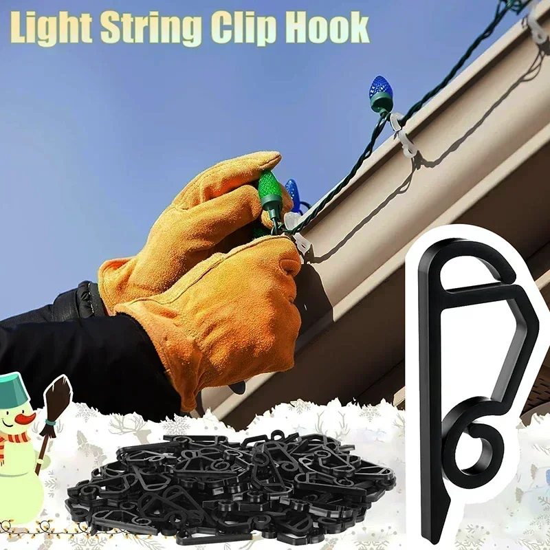 Outdoor Lighting Tree - Light String Clips Hook Holiday Wire