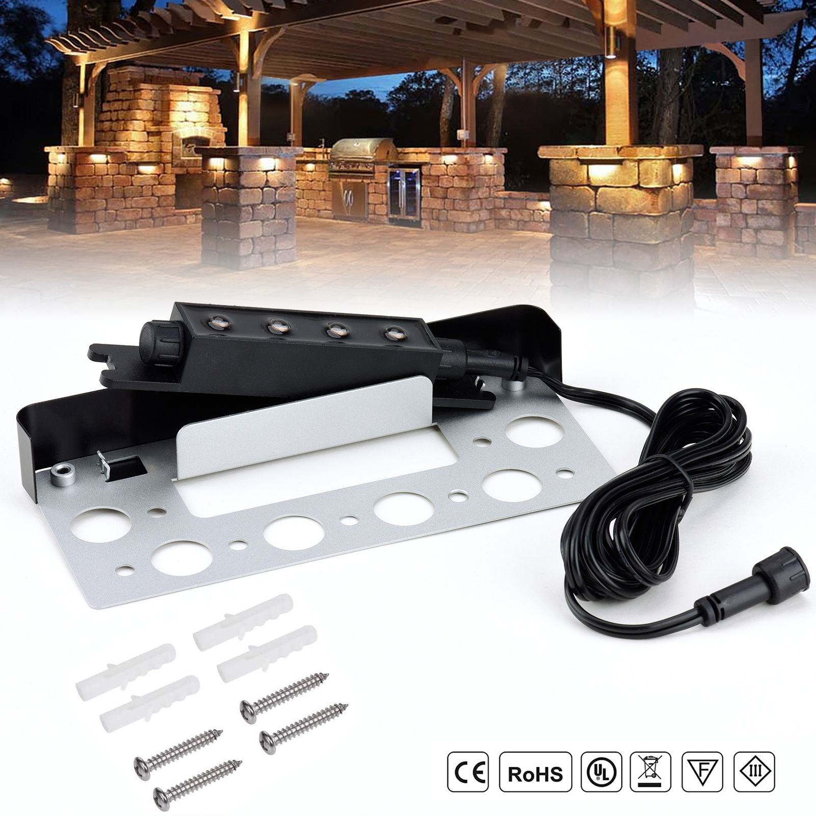 7 Inch LED Hardscape Lights,Re - Outdoor Lighting Low Voltage incelemesi ve fiyatı