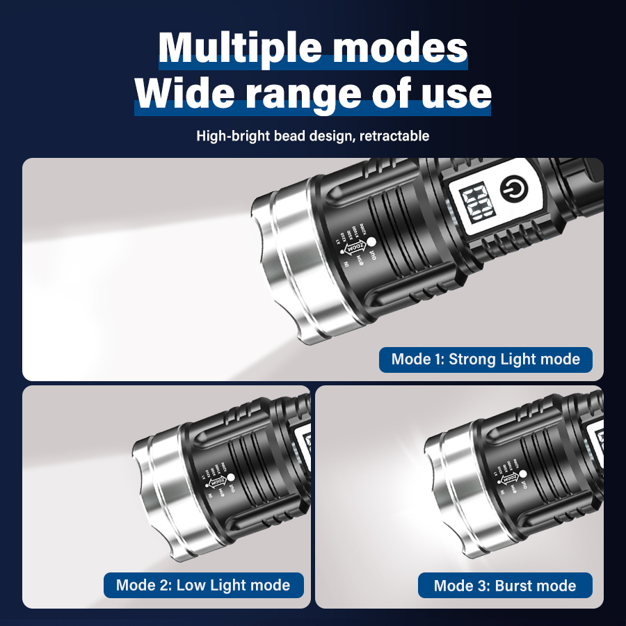 High Power 200000LM LED Flashl - Outdoor Lighting Types incelemesi ve fiyatı