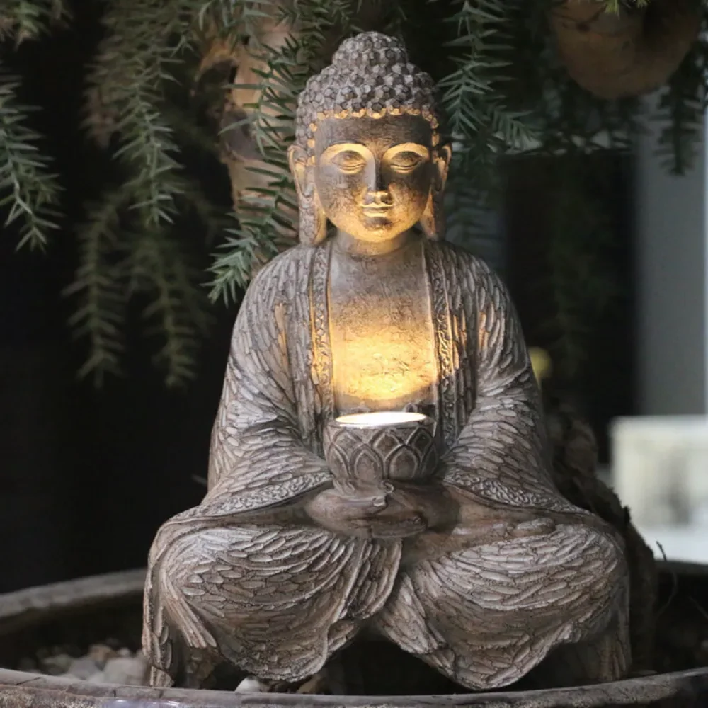 Outdoor Solar Buddha Statue Li - Outdoor Zen Lighting incelemesi ve fiyatı