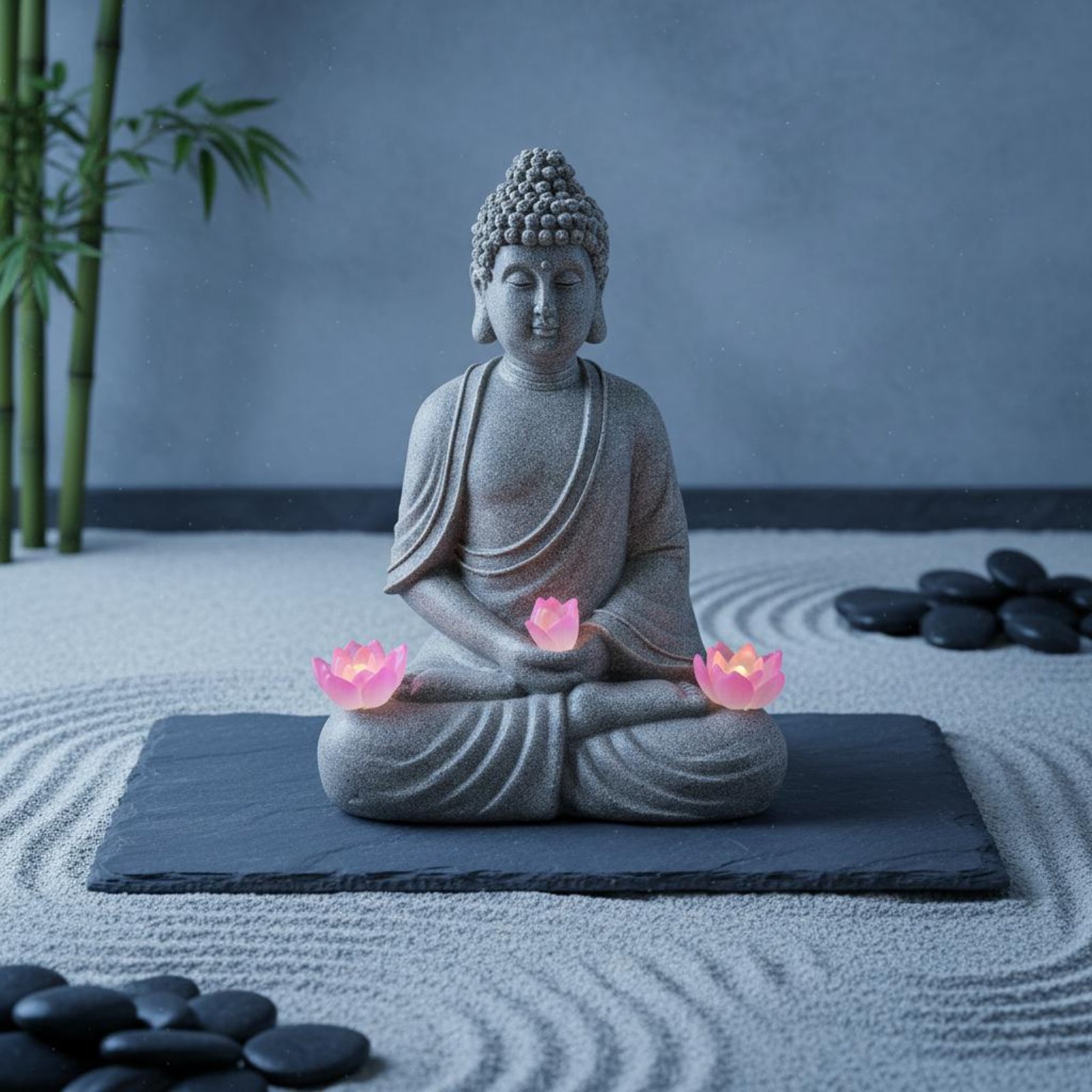 Solar Buddha Statue Outdoor Sa - Outdoor Zen Lighting incelemesi ve fiyatı