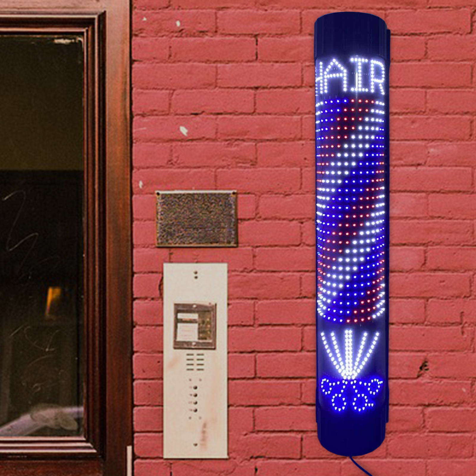 Barber Pole LED Light Rotating - Outdoor Lighting Unit incelemesi ve fiyatı