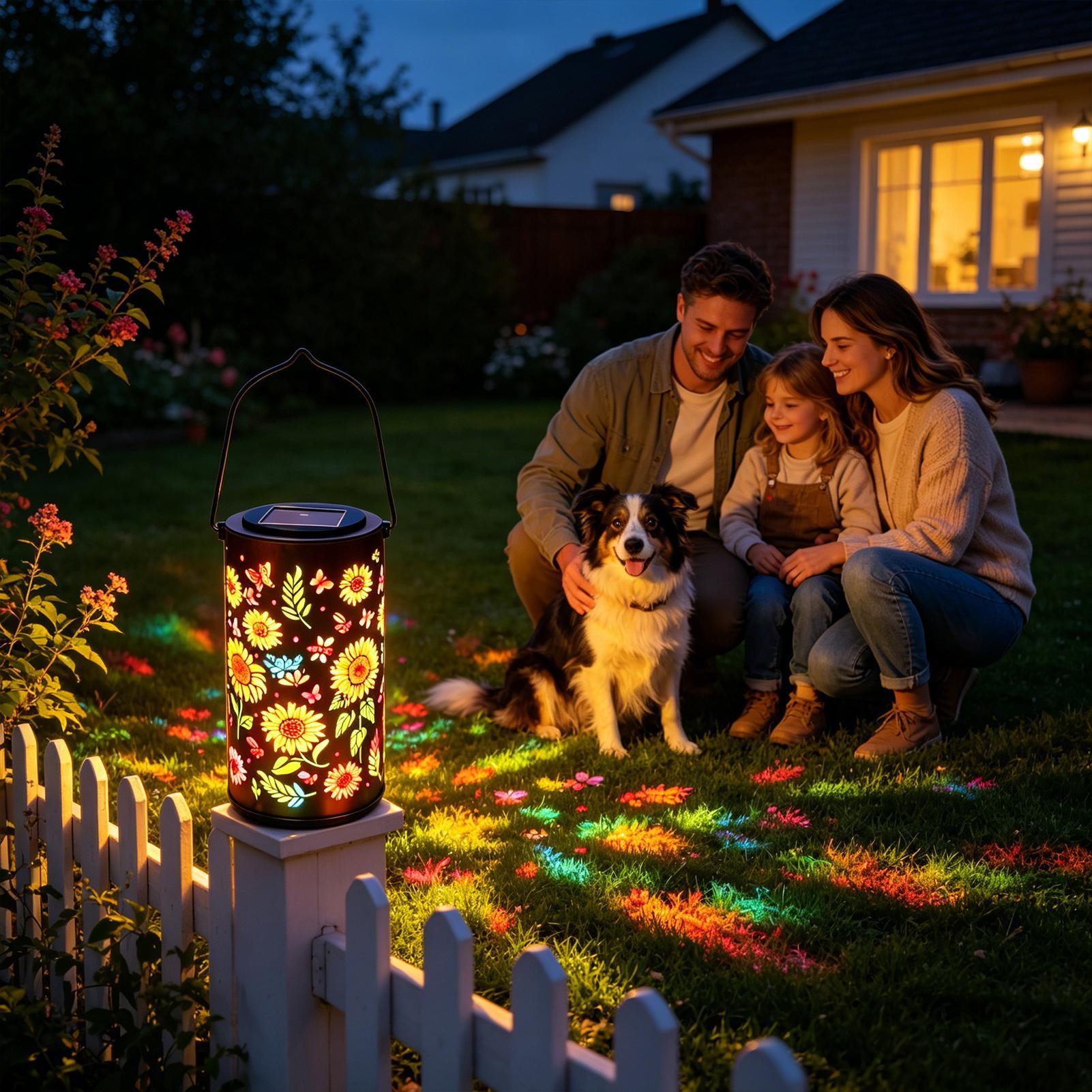 Sunflower Solar Lantern Weathe - Outdoor Lighting Tree incelemesi ve fiyatı