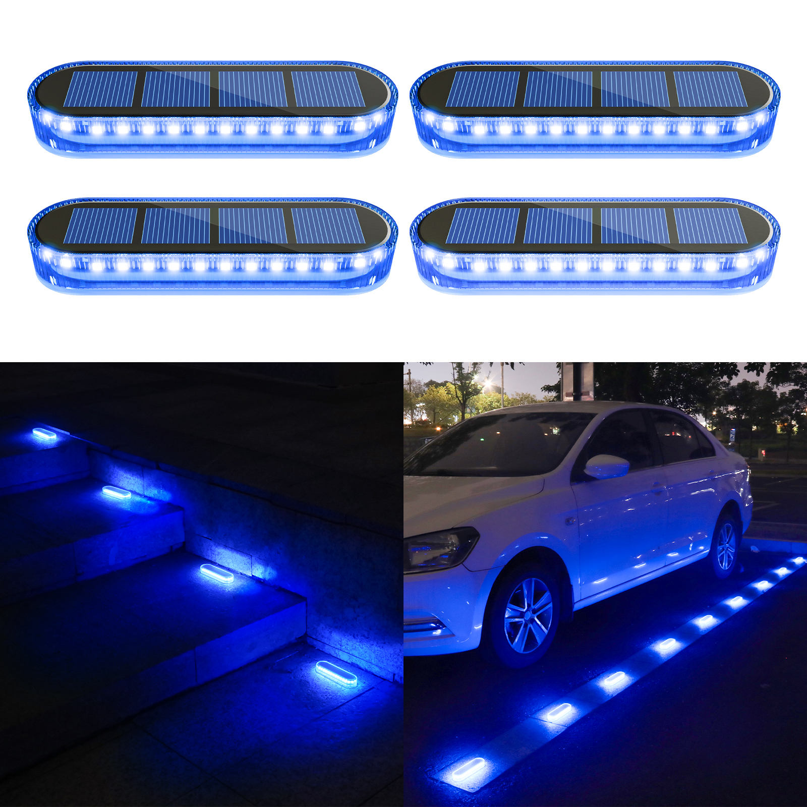5 Years Lifespan 4 Pack Solar  - Outdoor Lighting On Stairs incelemesi ve fiyatı