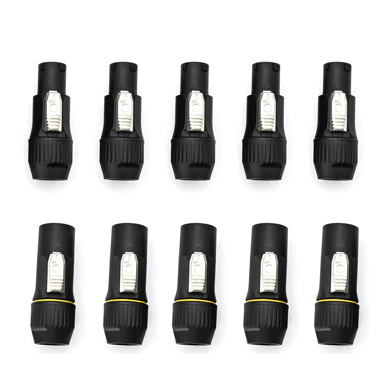 10pcs Waterproof Powercon True - Outdoor Lighting Connectors incelemesi ve fiyatı