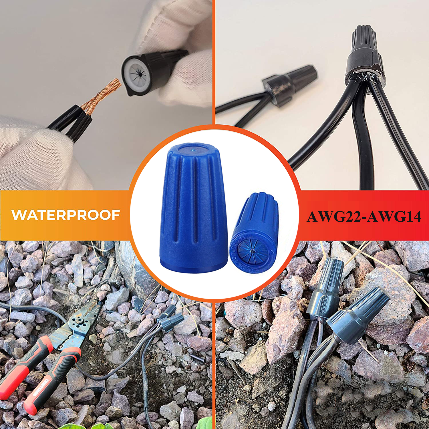 Waterproof Low Voltage Wire Co - Outdoor Lighting Connectors incelemesi ve fiyatı