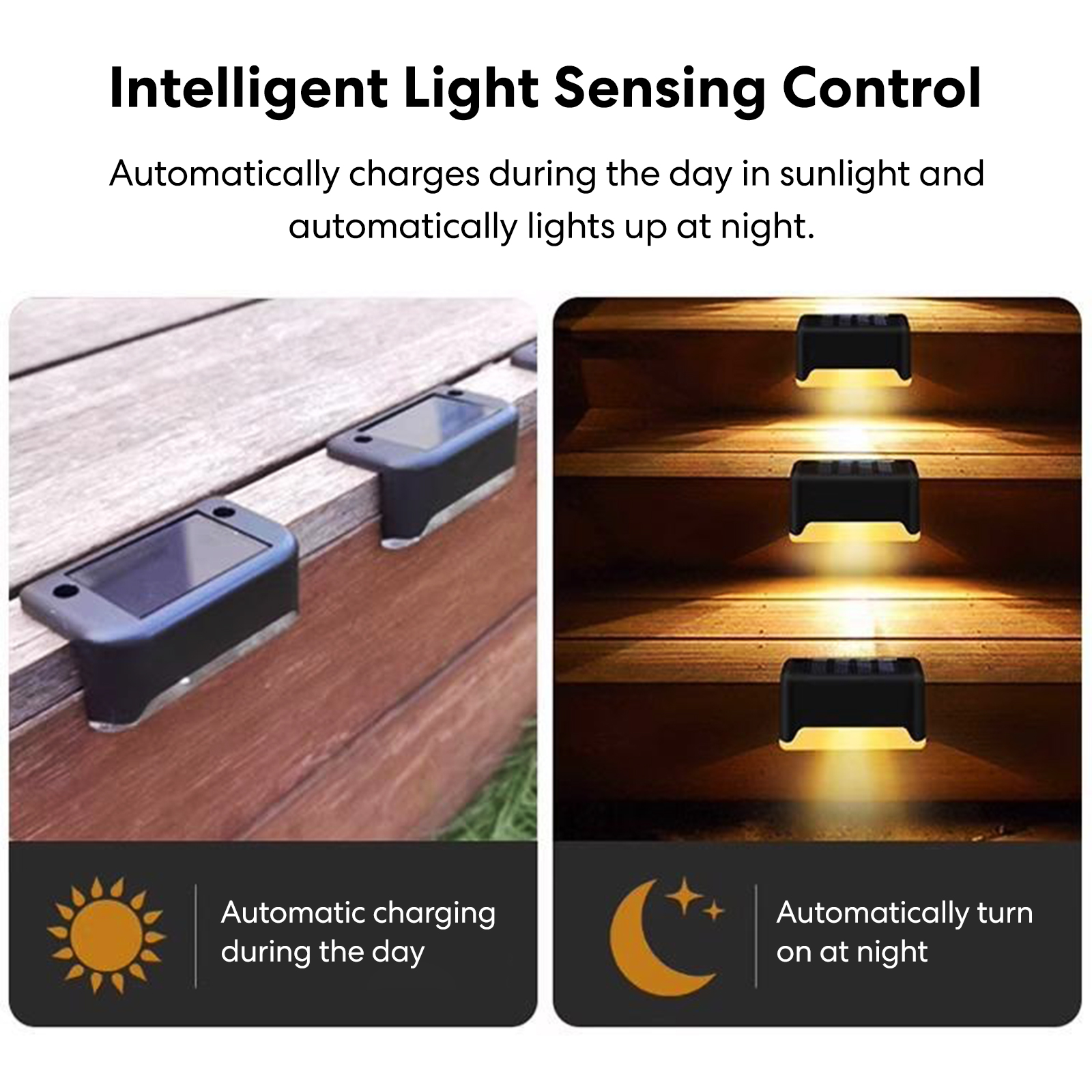 RiooCubee 4 Pack Solar Step Li - Outdoor Lighting On Stairs incelemesi ve fiyatı