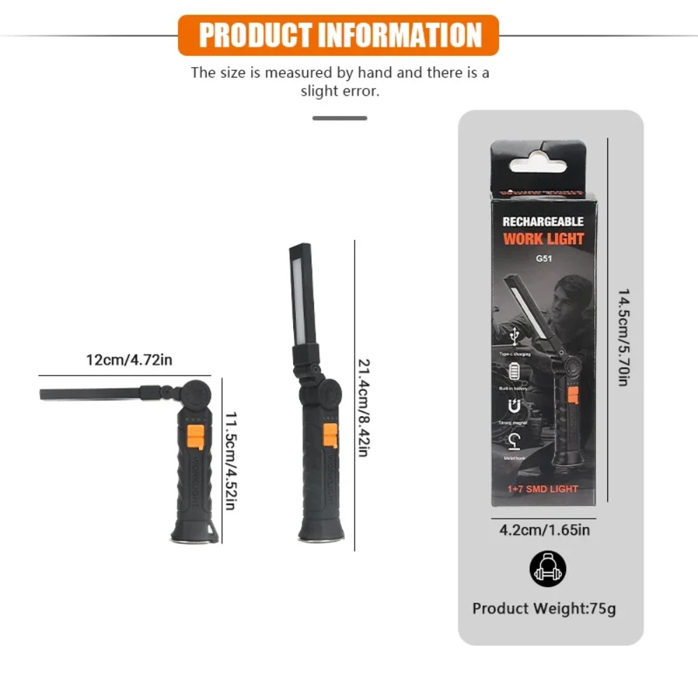 Portable COB LED Flashlight US - Outdoor Lighting Types incelemesi ve fiyatı
