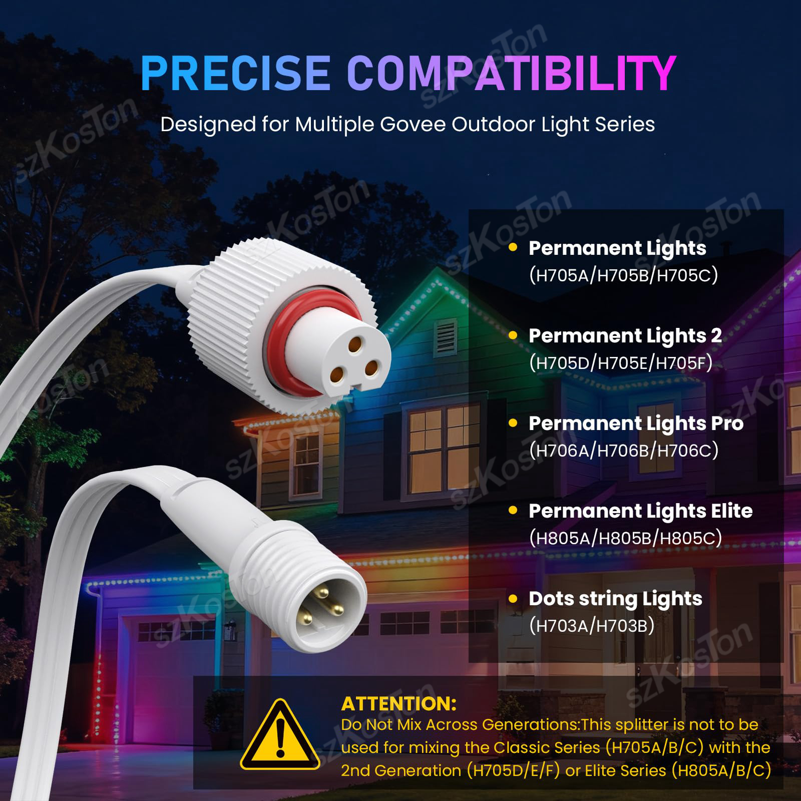 Y-shaped Connector for Govee O - Outdoor Lighting Connectors incelemesi ve fiyatı