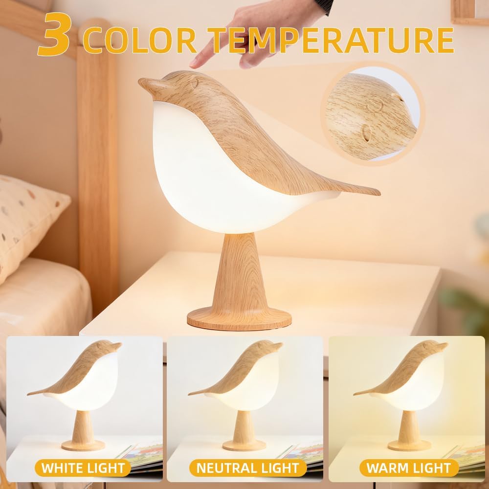 Cordless Bird Table Lamp, 3 Co - Outdoor Lighting Rechargeable incelemesi ve fiyatı