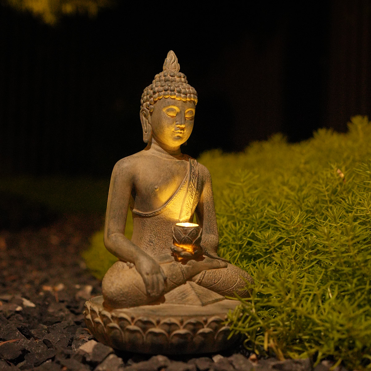 Zen-Inspired Solar-Powered Bud - Outdoor Zen Lighting incelemesi ve fiyatı