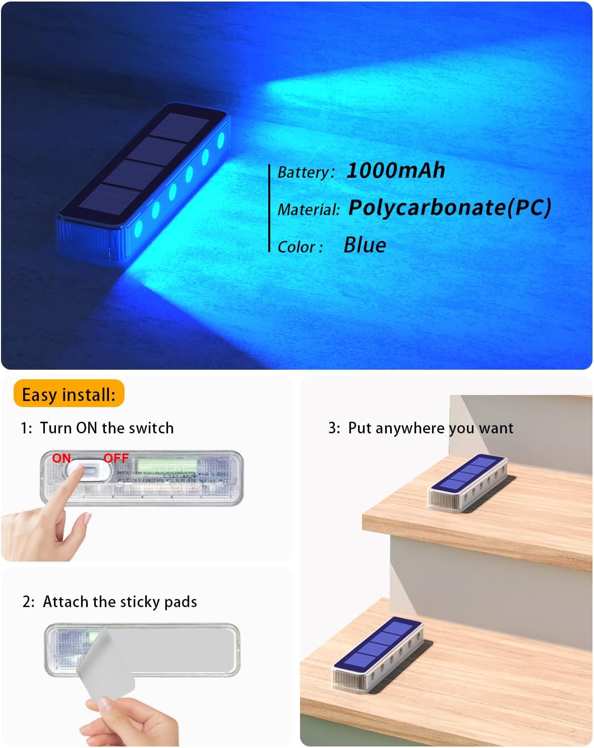 Outdoor Solar Deck Lights LED  - Outdoor Lighting On Stairs incelemesi ve fiyatı