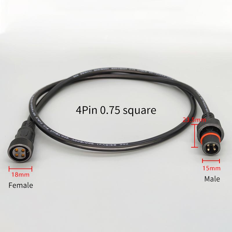 Male Famale Plug Cable 4Pin Wa - Outdoor Lighting Connectors incelemesi ve fiyatı
