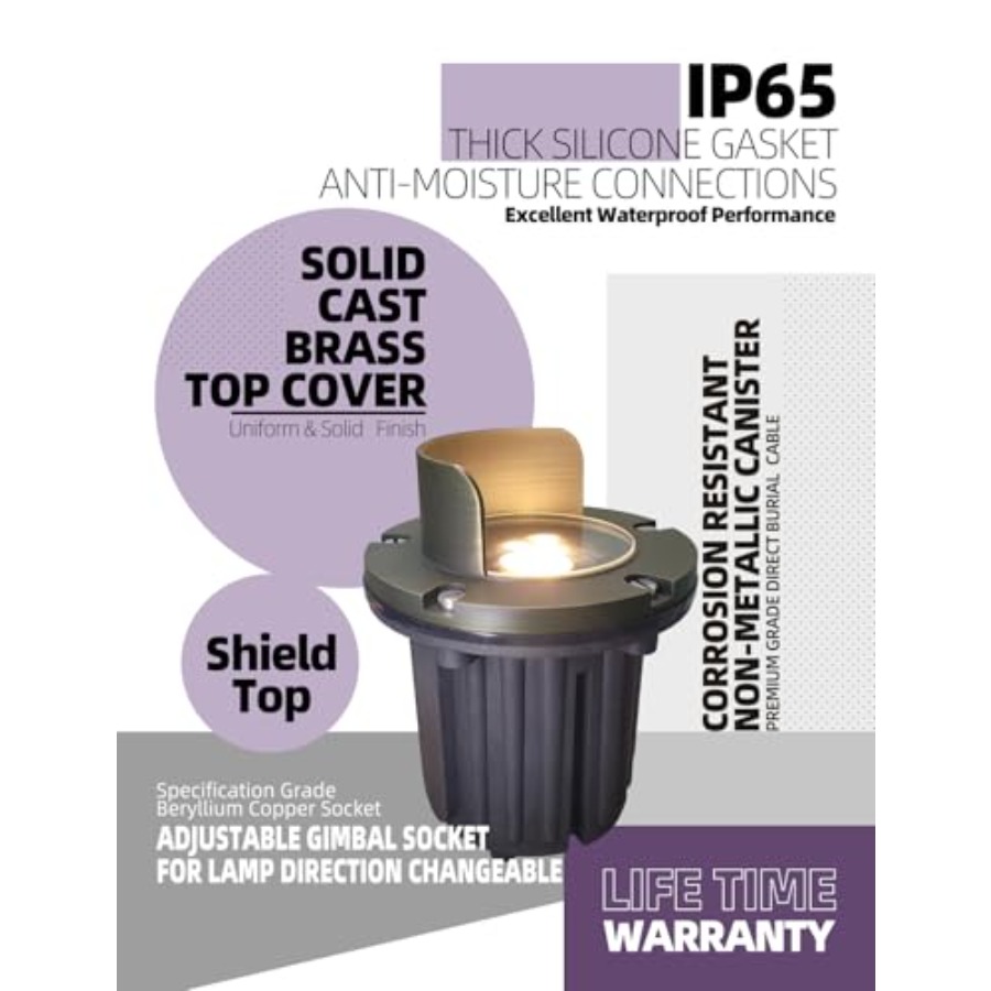 Brass Top Cover Landscape Well - Outdoor Lighting Low Voltage incelemesi ve fiyatı