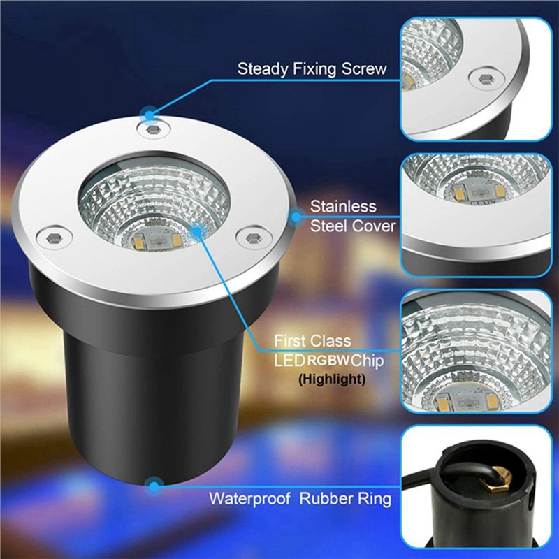 A01F-Outdoor 12V RGBW In Groun - Outdoor Lighting Low Voltage incelemesi ve fiyatı