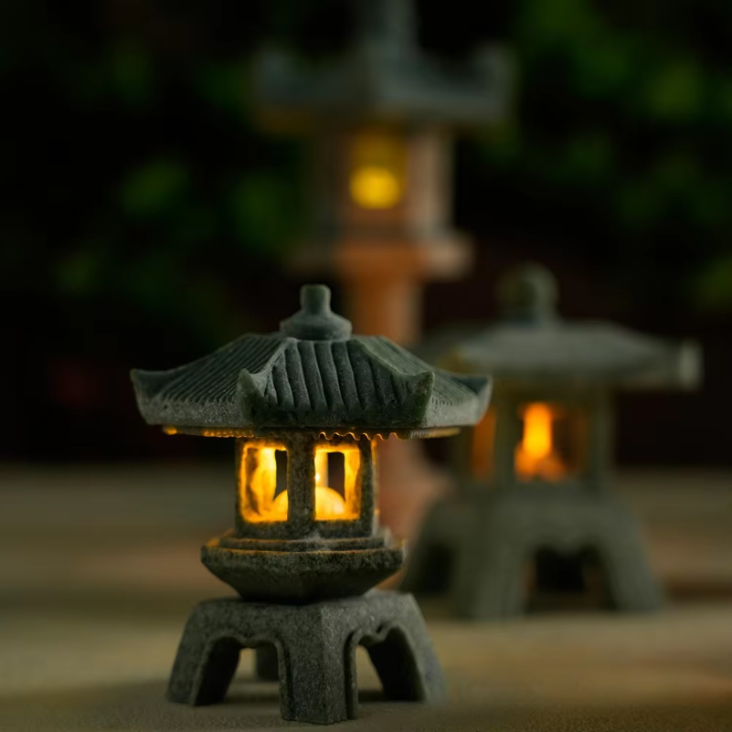Mini Pagoda Lantern Light Gard - Outdoor Zen Lighting incelemesi ve fiyatı