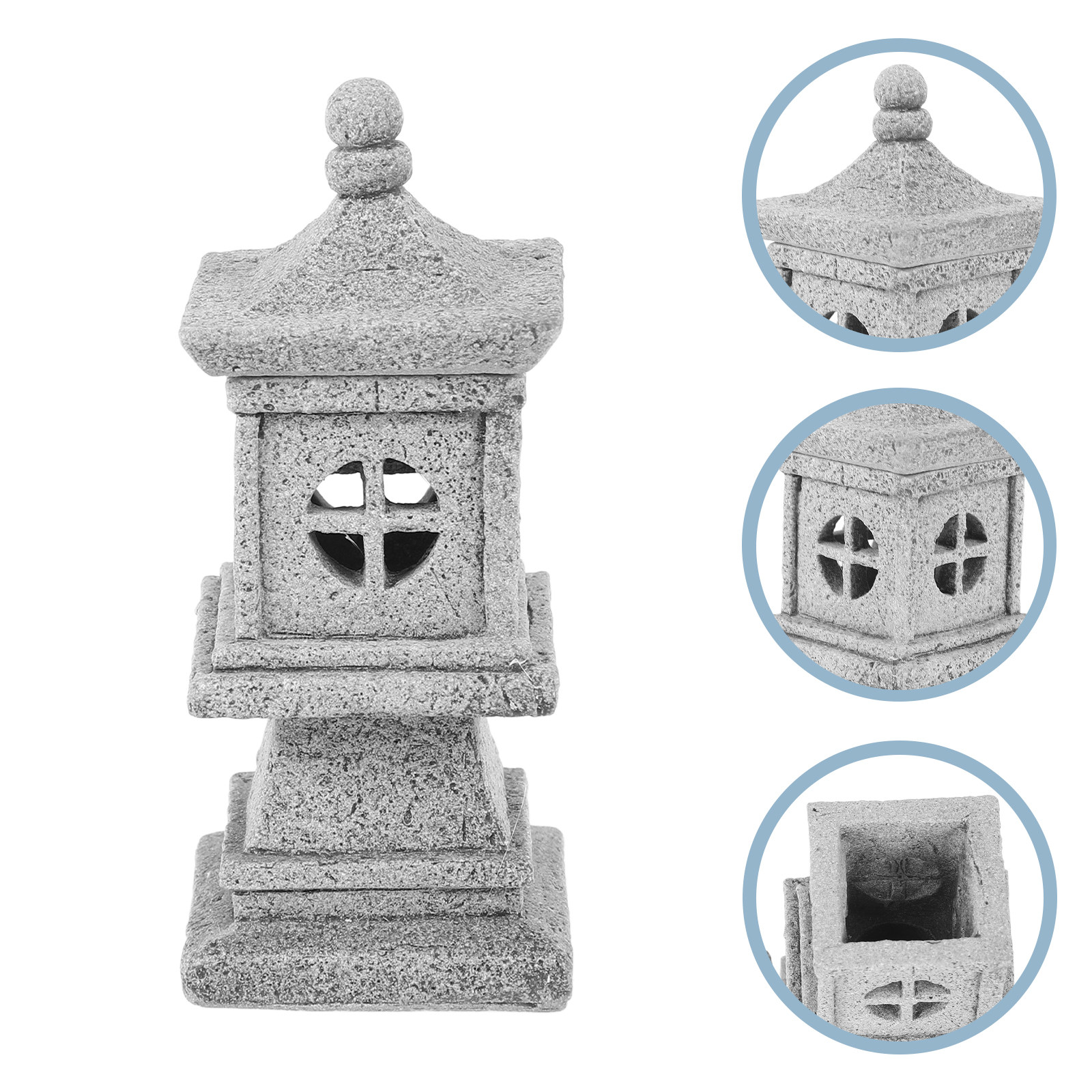 Japanese Miniature Stone Lante - Outdoor Zen Lighting incelemesi ve fiyatı