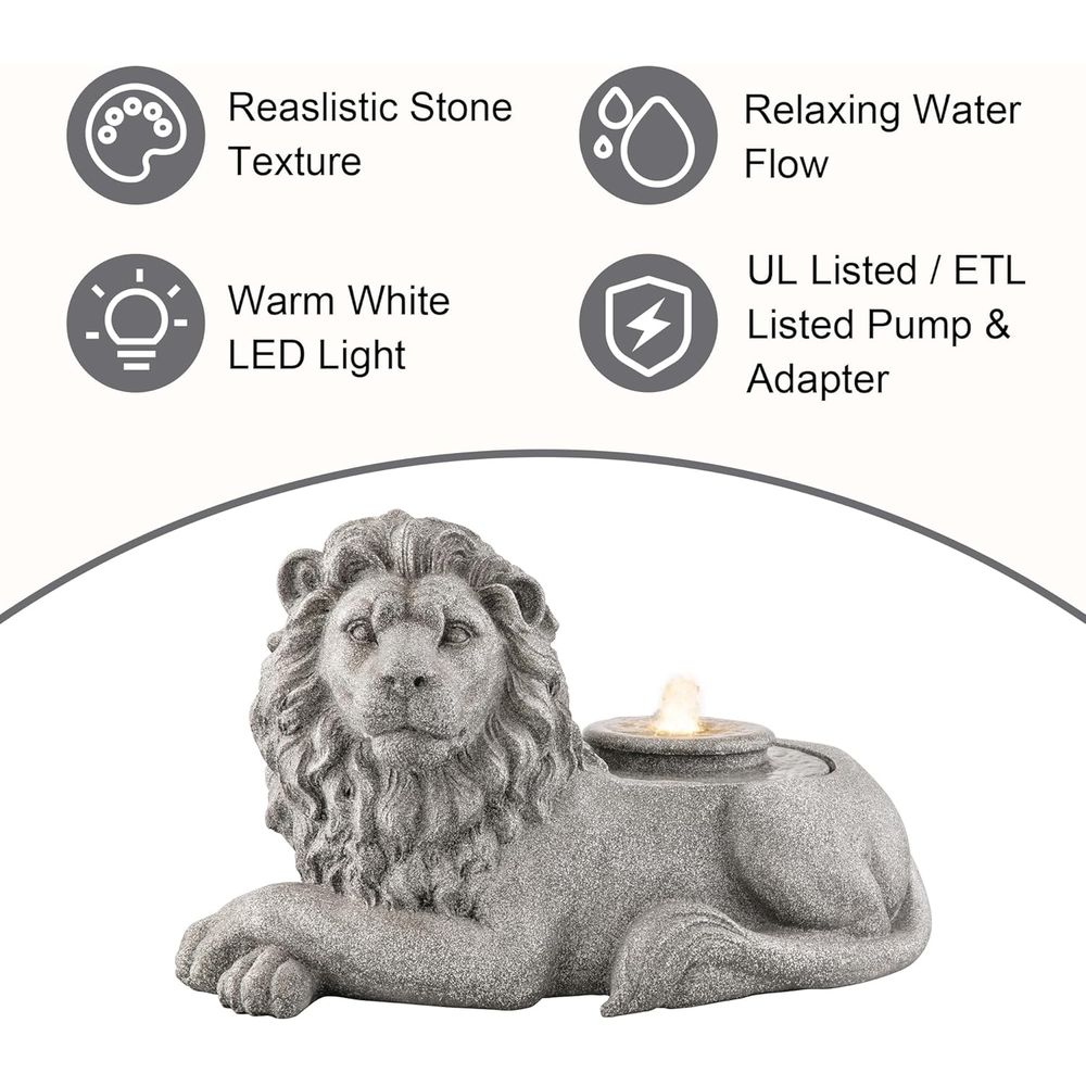 Outdoor ountain with Lights &  - Outdoor Zen Lighting incelemesi ve fiyatı