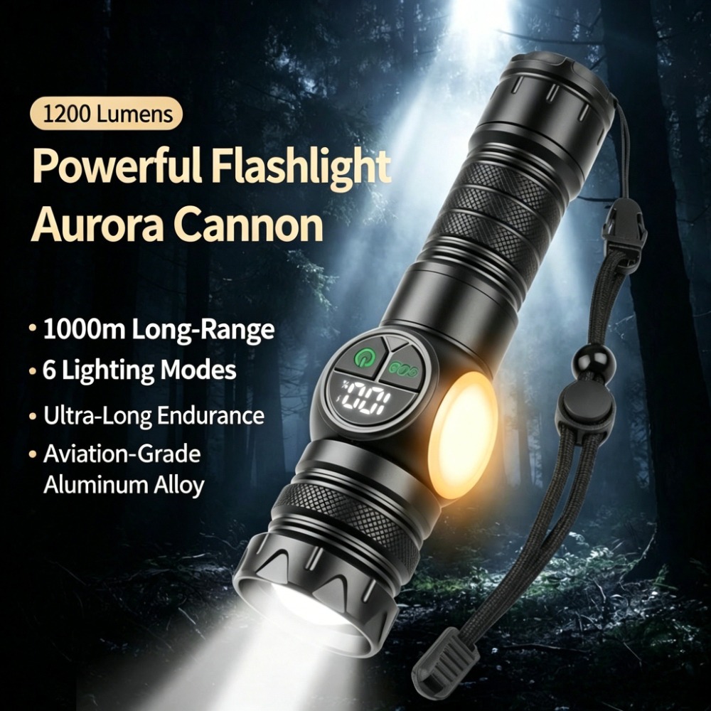 White Light LED Flashlight Typ - Outdoor Lighting Types incelemesi ve fiyatı