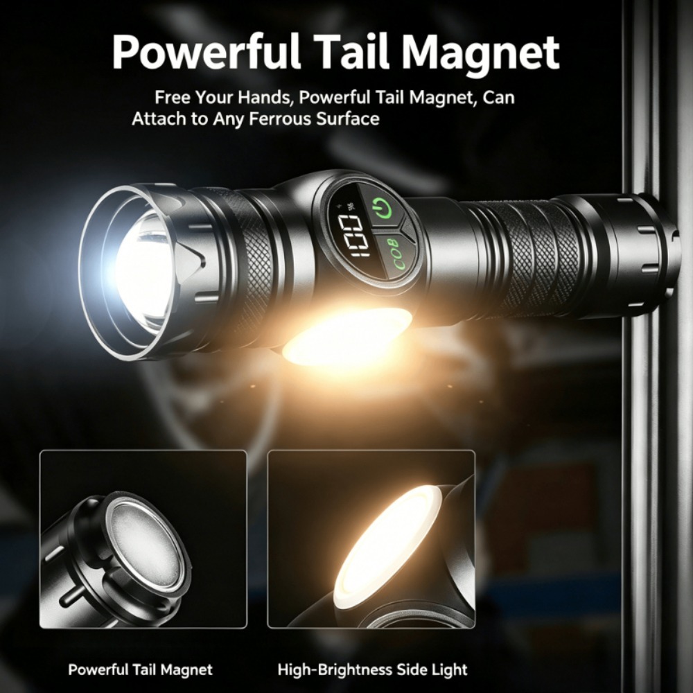 White Light LED Flashlight Typ - Outdoor Lighting Types incelemesi ve fiyatı