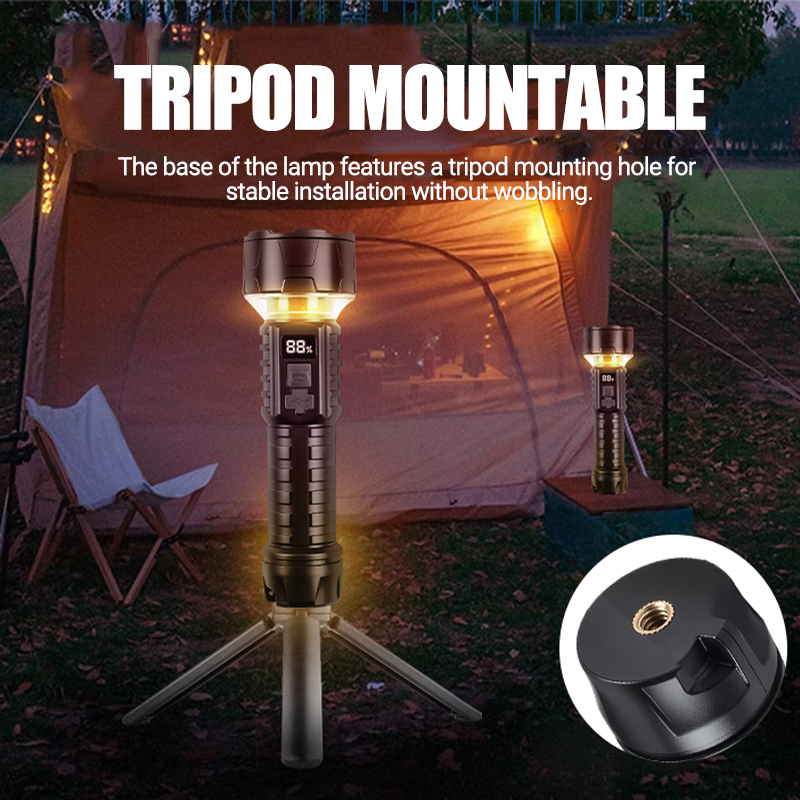 COB LED Flashlight Rechargeabl - Outdoor Lighting Rechargeable incelemesi ve fiyatı