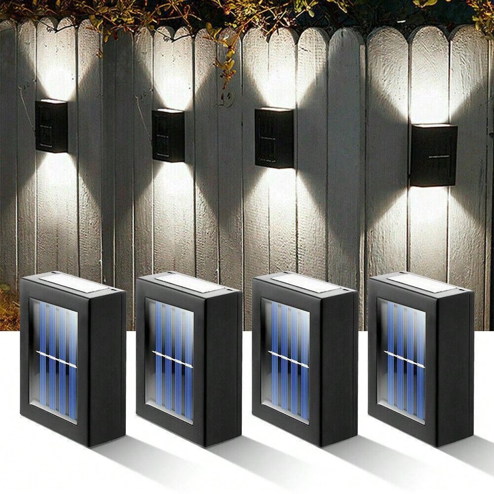 4 Pack LED Solar Step Lights O - Outdoor Lighting On Stairs incelemesi ve fiyatı