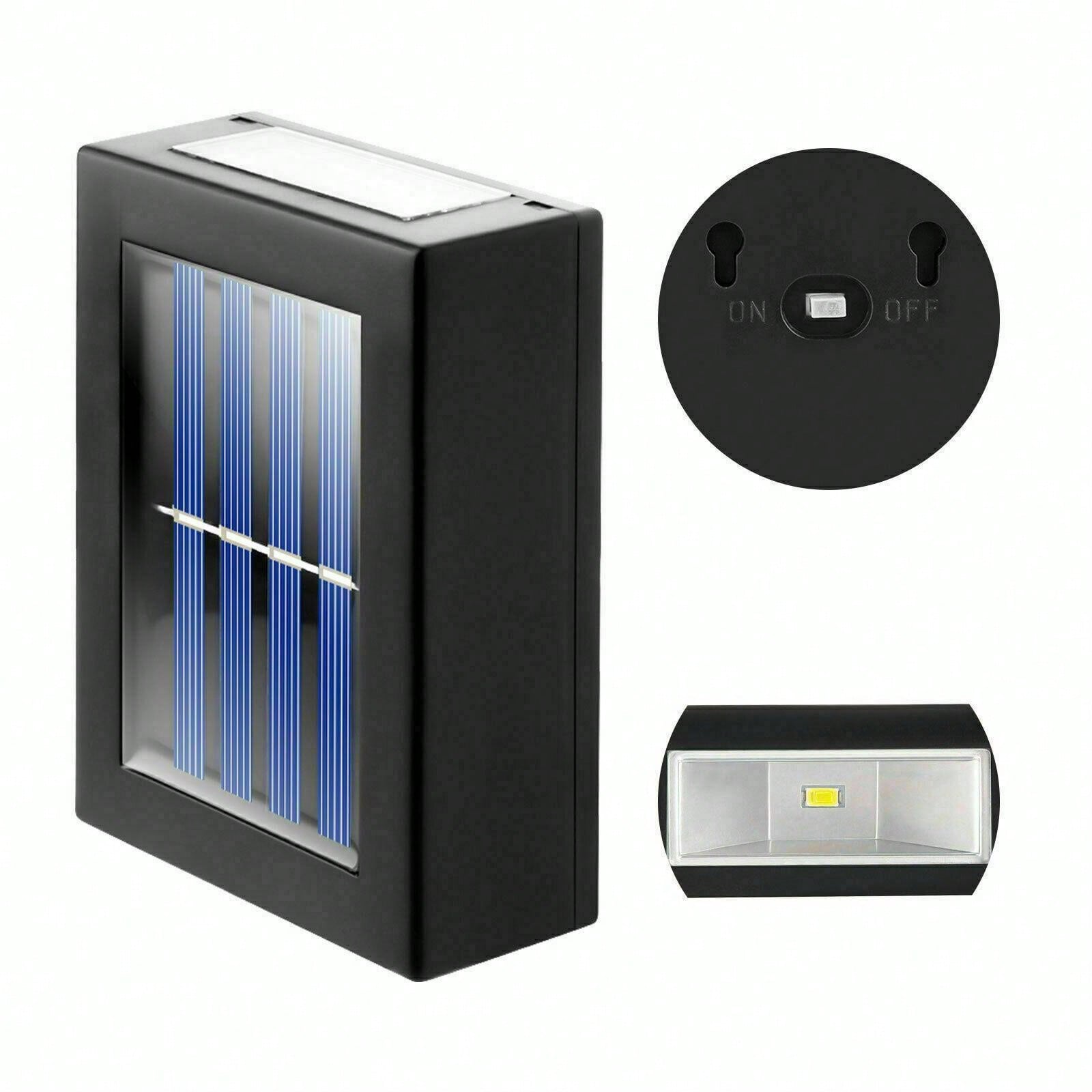 4 Pack LED Solar Step Lights O - Outdoor Lighting On Stairs incelemesi ve fiyatı