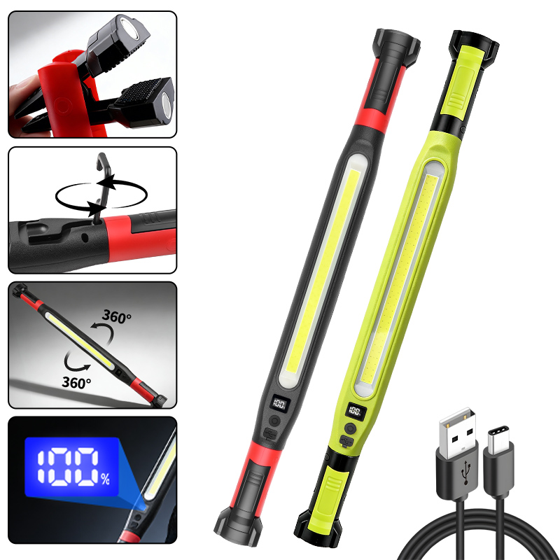 COB Work Light Type‑C Recharge - Outdoor Lighting Types incelemesi ve fiyatı