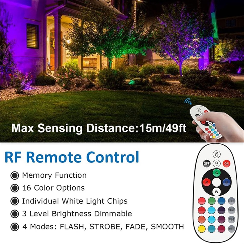RGBW Landscape Lighting 10W wi - Outdoor Lighting Tree incelemesi ve fiyatı