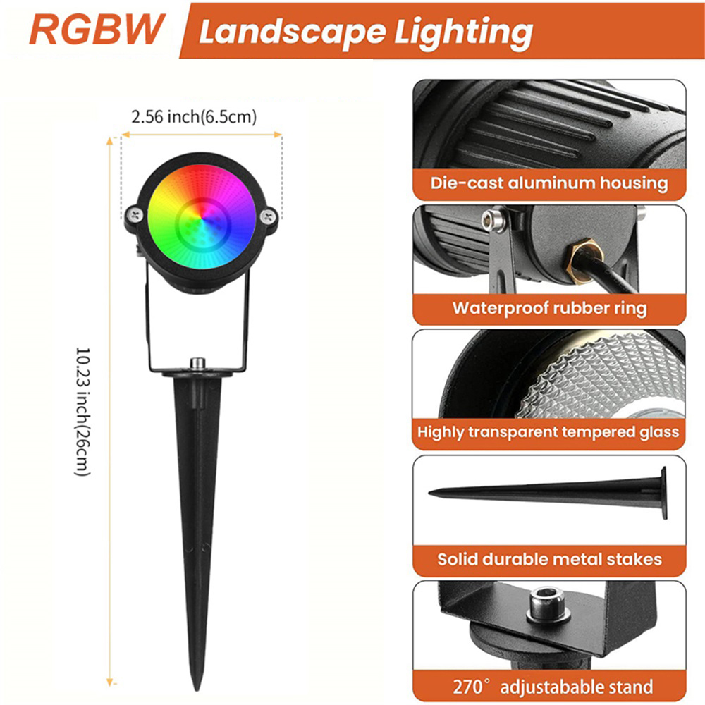 RGBW Landscape Lighting 10W wi - Outdoor Lighting Tree incelemesi ve fiyatı