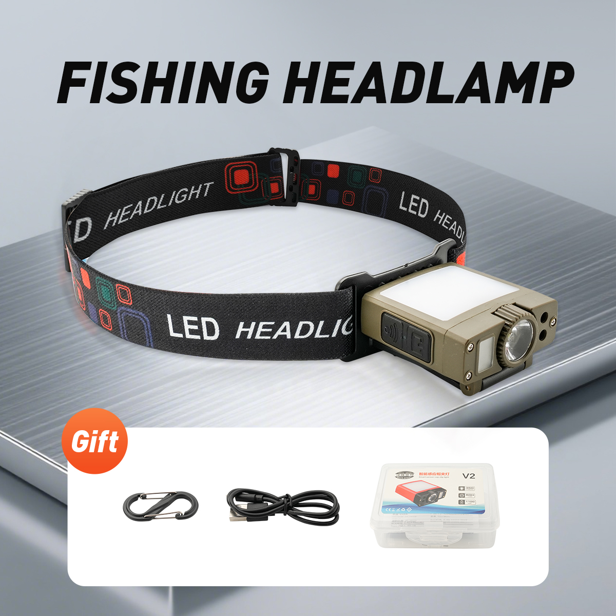 Led Strong Light Headlamp USB  - Outdoor Lighting Connectors incelemesi ve fiyatı