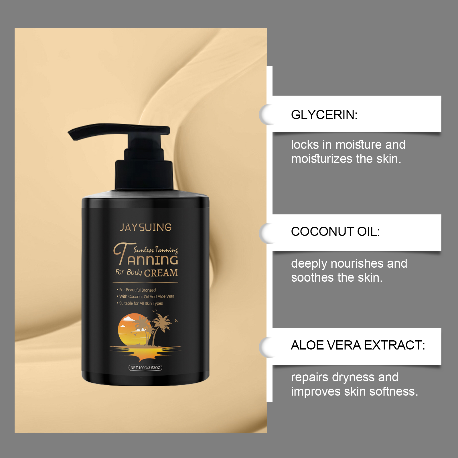 Tanning Lotion Face Body Self  - Outdoor Lighting Unit incelemesi ve fiyatı