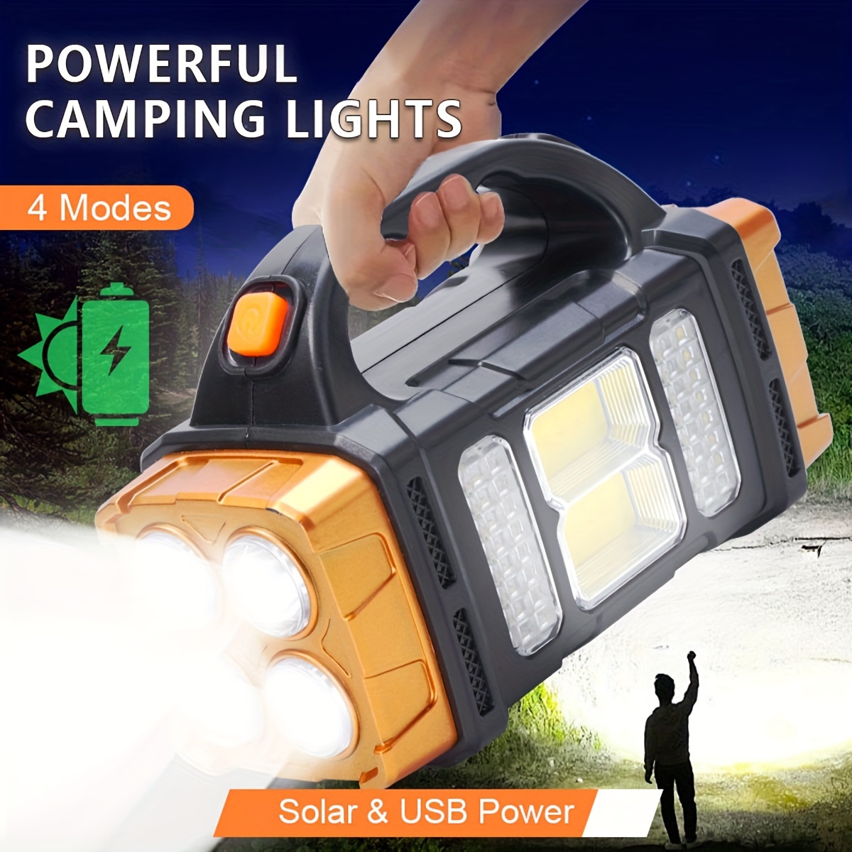 New Upgrade Rechargeable High  - Outdoor Lighting Types incelemesi ve fiyatı