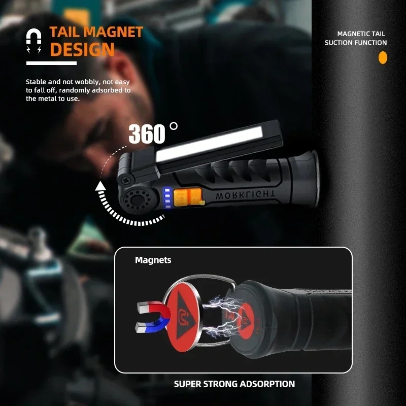 Portable LED COB Search Lights - Outdoor Lighting Rechargeable incelemesi ve fiyatı