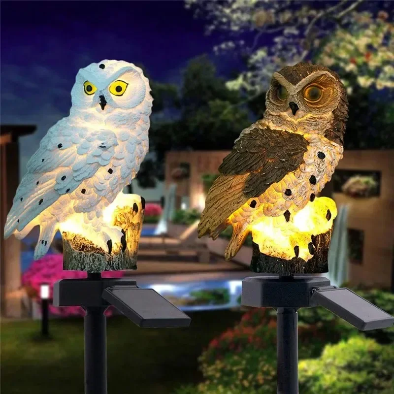 Solar Owl Statue Garden Light  - Outdoor Lighting Types incelemesi ve fiyatı