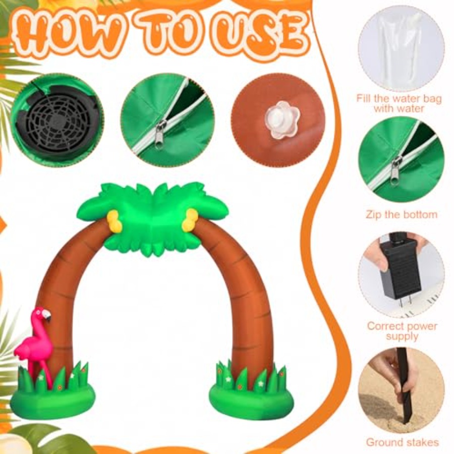 Outdoor luau decoration: 9 ft  - Outdoor Lighting Tree incelemesi ve fiyatı