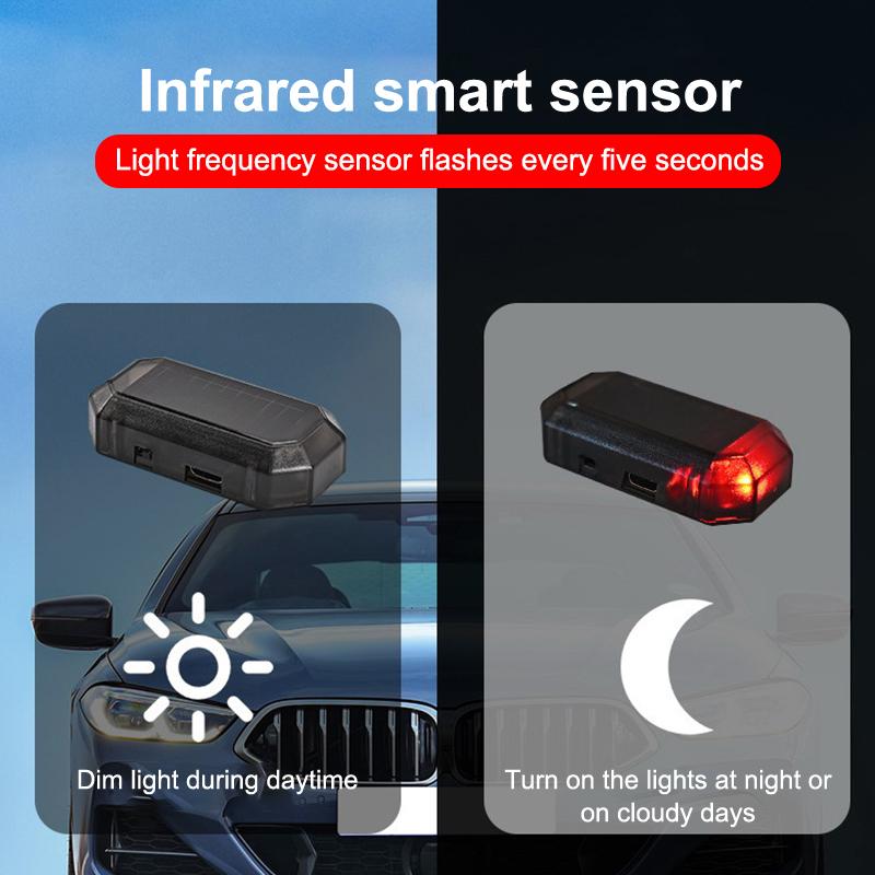 Car Mini LED Solar Power Warni - Outdoor Lighting Wireless incelemesi ve fiyatı