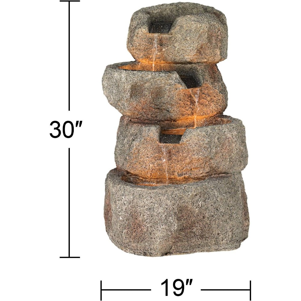 Glacial Rock Zen Rustic Outdoo - Outdoor Zen Lighting incelemesi ve fiyatı