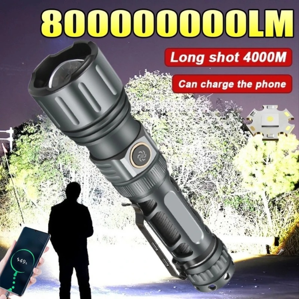 Super Bright Flashlight Portab - Outdoor Lighting Rechargeable incelemesi ve fiyatı