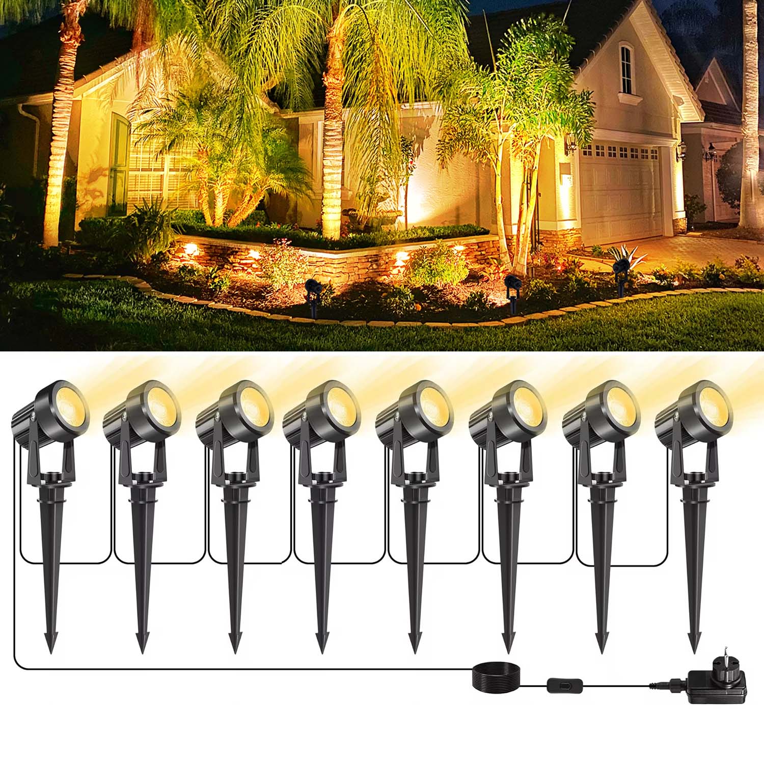 4/6/8LEDS 3000K Outdoor Spotli - Outdoor Lighting Low Voltage incelemesi ve fiyatı