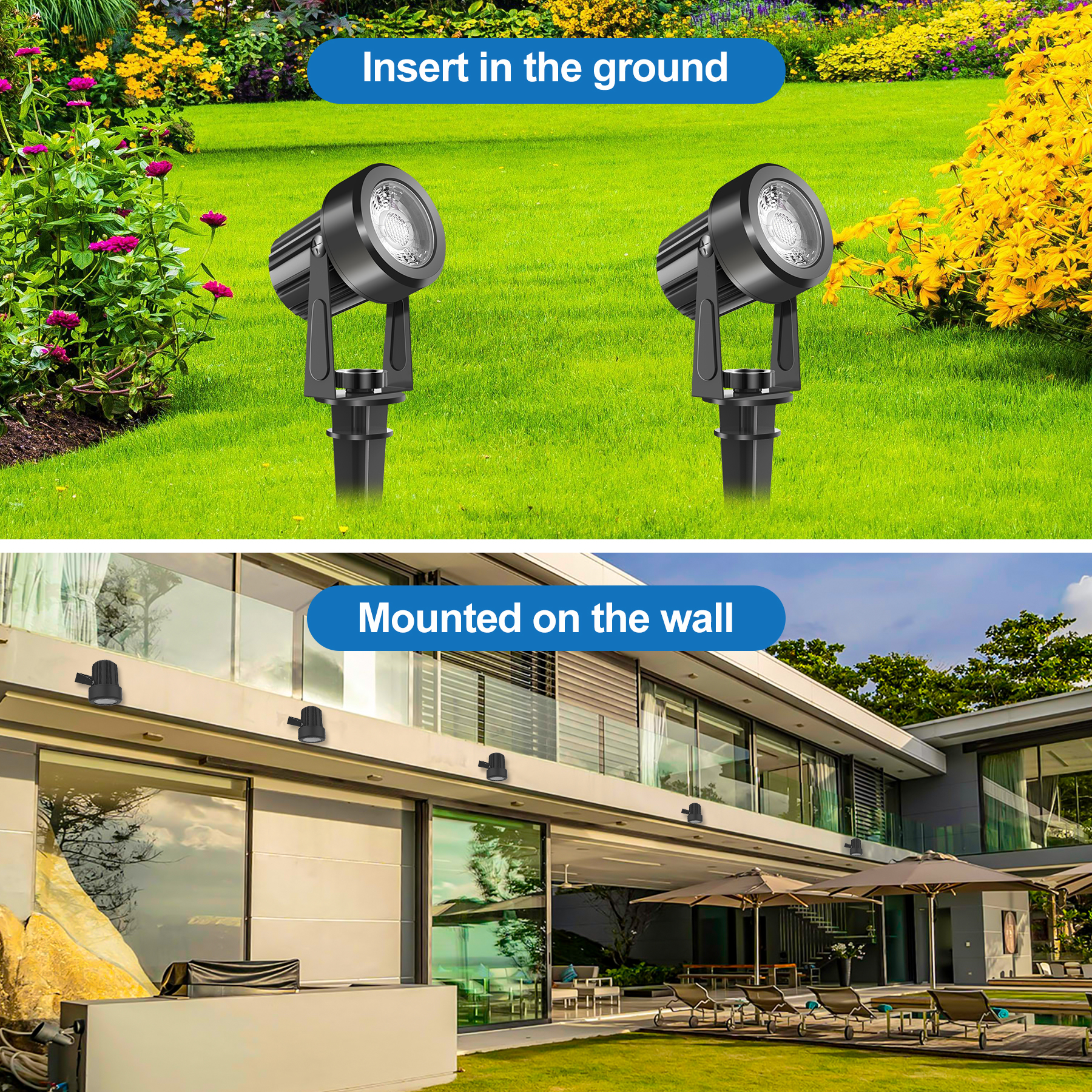 4/6/8LEDS 3000K Outdoor Spotli - Outdoor Lighting Low Voltage incelemesi ve fiyatı