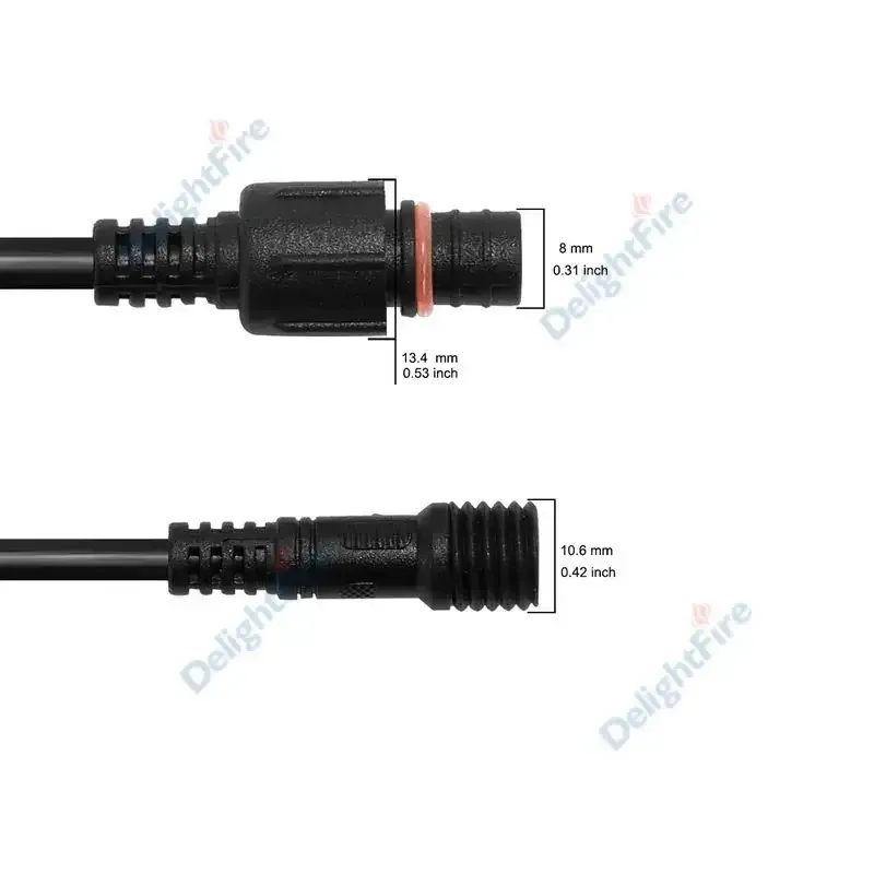 2pin/3pin/4pin LED Waterproof  - Outdoor Lighting Connectors incelemesi ve fiyatı