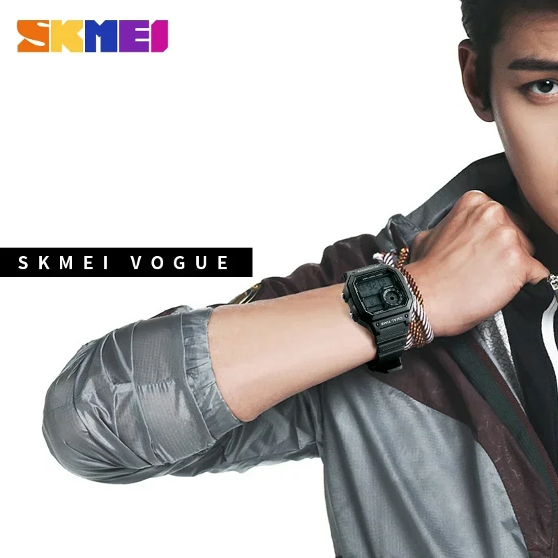 SKMEI 1299 Fashion Men PU Stra - Outdoor Lighting Zones incelemesi ve fiyatı