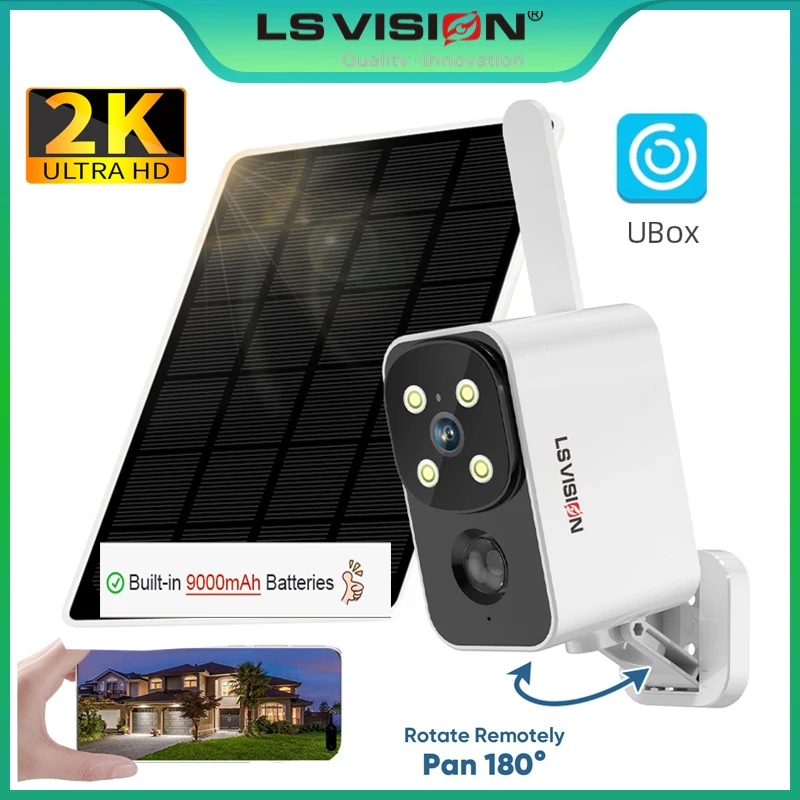 LS VISION Outdoor Solar Camera - Outdoor Lighting Wireless incelemesi ve fiyatı