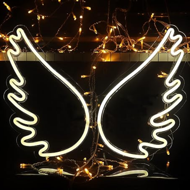Princess Wing Neon Light Sign  - Outdoor Lighting For Store incelemesi ve fiyatı